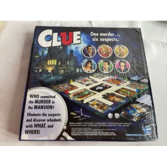 Hasbro Clue The Classic Mystery Board Game - A5826079 - Picture 2 of 2
